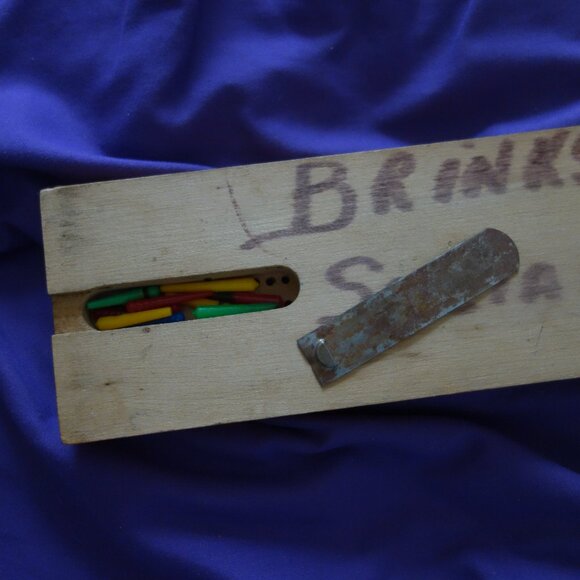 Vintage Brinks Social Club Acme Cribbage Board Design Registered - No. 14526 - Picture 5 of 14